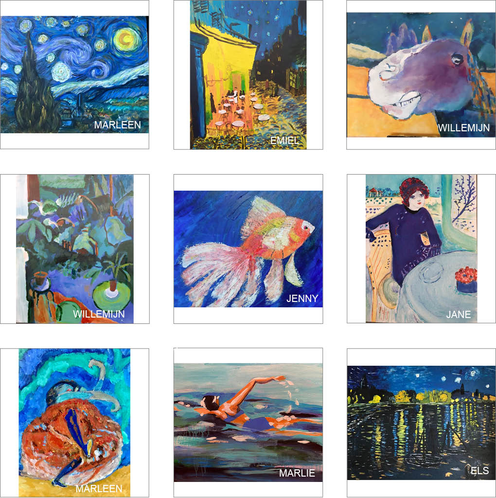 Schilderlessen online recent werk 2